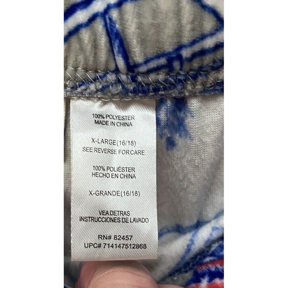 Disney Lilo & Stitch Womens XL 16-18 Soft Draw String Pajama Bottoms Gray EUC‎ - Picture 3 of 7